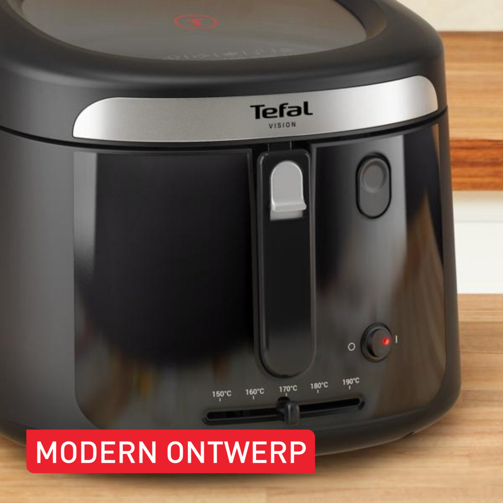 Tefal Ff2528 Friteuse 2.1L 1900W Zwart