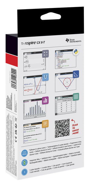 Texas Instruments Ti-Nscx2-T-Fc Grafische Calculator Nspire Cx2