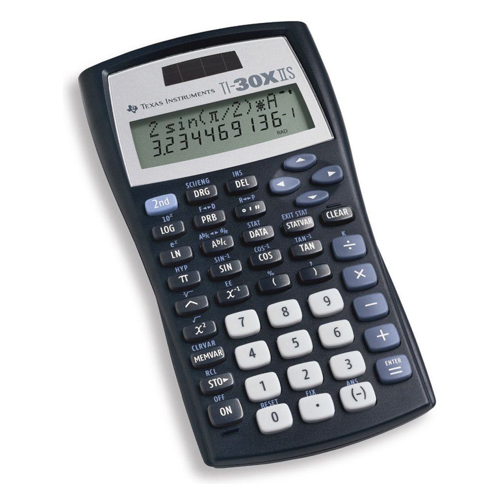 Texas Instruments Ti-30Xiis-Fc Rekenmachine Zwart