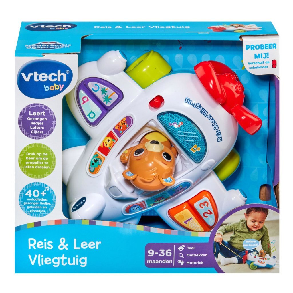 Vtech Baby Reis En Leer Vliegtuig + Licht En Geluid