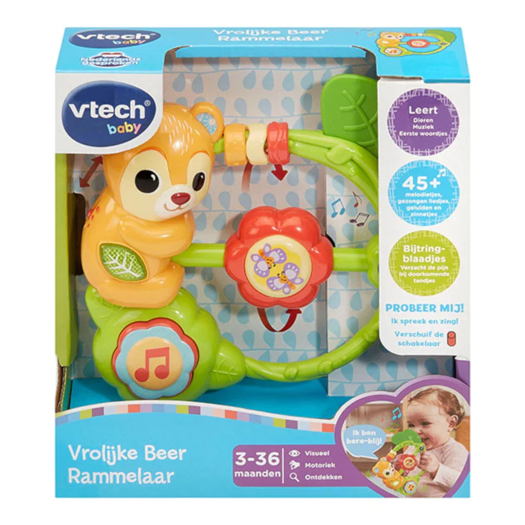 Vtech Baby Vrolijke Beer Rammelaar + Licht En Geluid