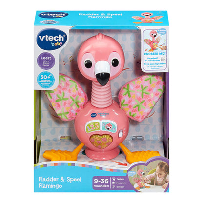 Vtech Baby Fladder En Speel Flamingo + Licht En Geluid
