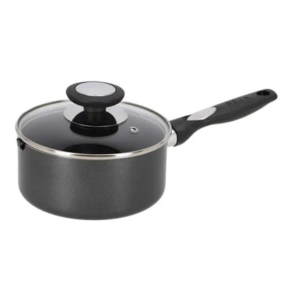 Beka Pro Induc Steelpan Met Glazen Deksel 16 Cm Zwart