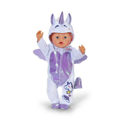 Baby Born Eenhoorn Onesie Paars