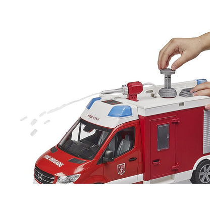 Bruder 02680 Mb Sprinter Brandweerwagen + Licht En Geluid