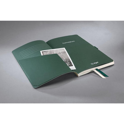 Sigel Si-Sy557 Notitieboek Conceptum Houtmotief A5 Lijn 194 Pagina'S Bruin