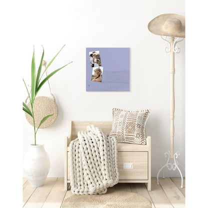 Sigel Si-Gl119 Glasmagneetbord Artverum 48X48 Cm Lavendel
