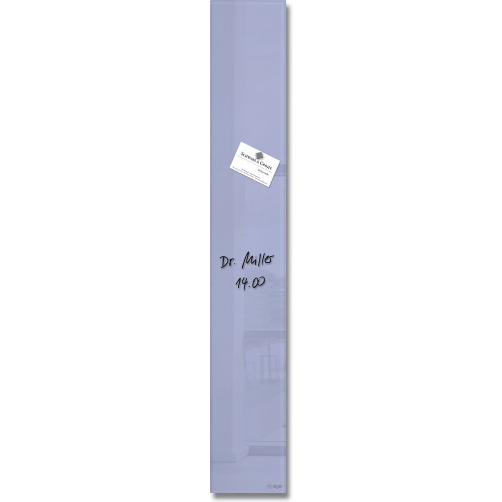Sigel Si-Gl109 Glasmagneetbord Artverum 12X78 Cm Lavendel