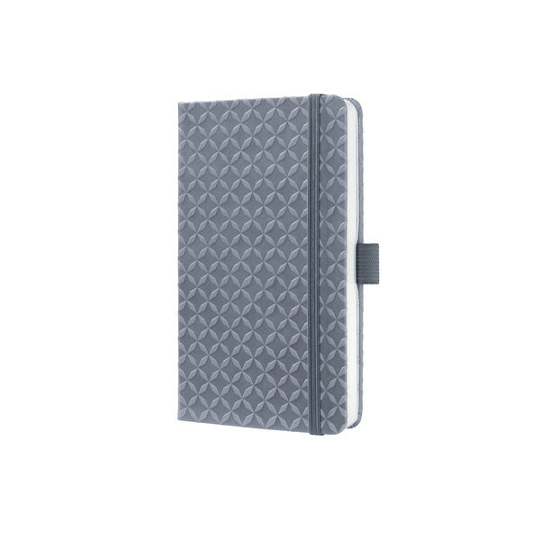 Sigel Si-Jn126 Notitieboek Jolie Flair A6 Hardcover Gelinieerd Gletsjer Grijs 174 Blz 80G