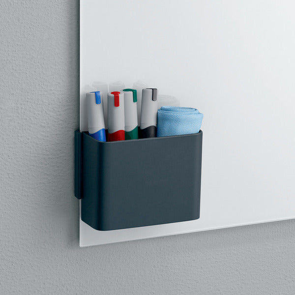 Sigel Si-Gl802 Pennenbak M Voor Glasborden Van 3 Tot 5Mm Antraciet 120X94X51Mm Bevestig
