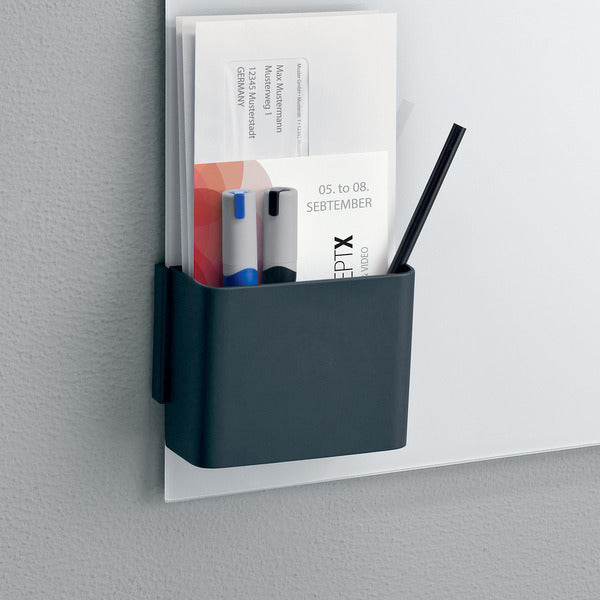 Sigel Si-Gl802 Pennenbak M Voor Glasborden Van 3 Tot 5Mm Antraciet 120X94X51Mm Bevestig