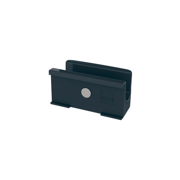 Sigel Si-Gl800 Pennenhouder Voor Glasborden Van 3 Tot 5Mm Antraciet 75X37X35Mm Bevestig
