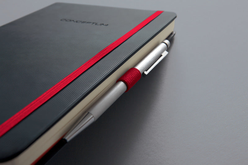 Sigel Si-Co660 Notitieboek Conceptum Red Edition Hardcover A4 Zwart Geruit