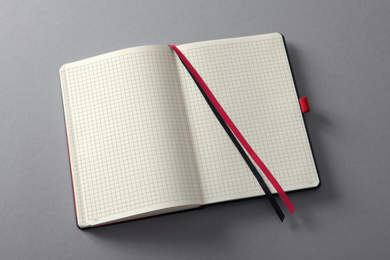 Sigel Si-Co660 Notitieboek Conceptum Red Edition Hardcover A4 Zwart Geruit