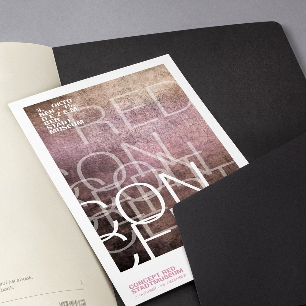 Sigel Si-Co860 Notitieboek Conceptum Softcover A4 Ruit Zwart