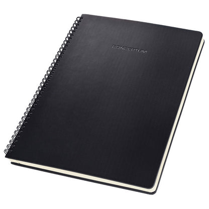 Sigel Si-Co820 Notitieblok Conceptum Hardcover A4 Zwart Ruit