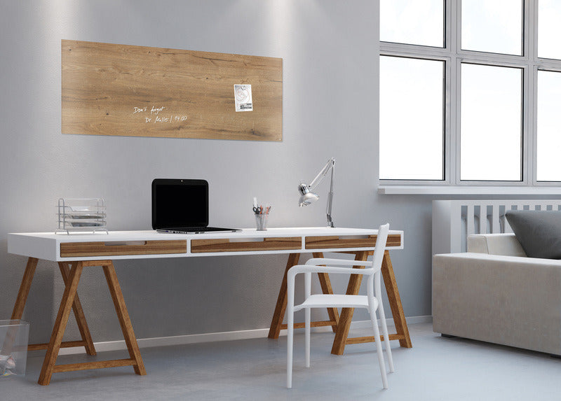 Sigel Si-Gl247 Glasmagneetbord Artverum 1300X550X15Mm Natural Wood