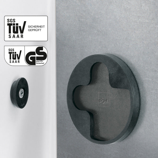 Sigel Si-Gl275 Glasmagneetbord Artverum 480X480X15Mm Spiegel
