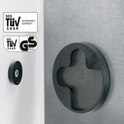 Sigel Si-Gl275 Glasmagneetbord Artverum 480X480X15Mm Spiegel