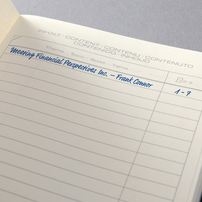 Sigel Si-Co317 Notitieboek Conceptum Pure Softcover A4 Blauw Gelinieerd