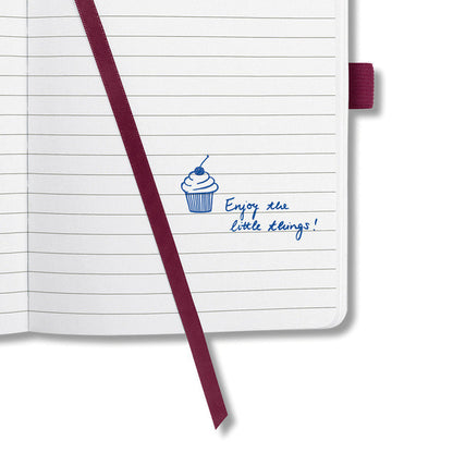 Sigel Si-Jn304 Notitieboek Jolie Beauty A6 Hardcover Gelinieerd Roze