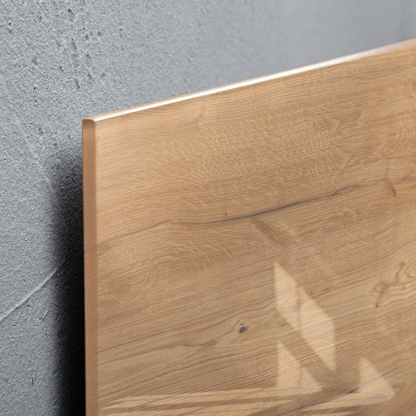 Sigel Si-Gl258 Glasmagneetbord Artverum 910X460X15Mm Natural Wood