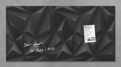 Sigel Si-Gl261 Glasmagneetbord Artverum 910X460X15Mm Black Diamond
