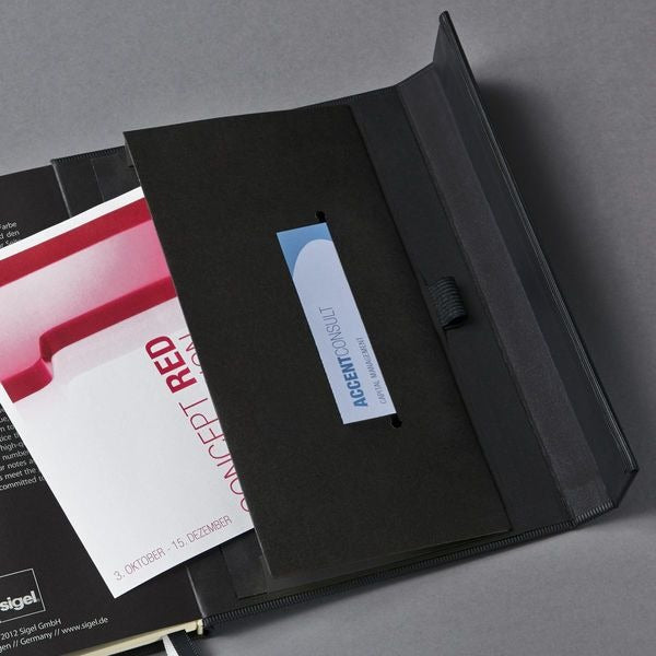 Sigel Si-Co161 Notitieboek Conceptum Pure Hardcover Met Magneetsluiting A5 Zwart
