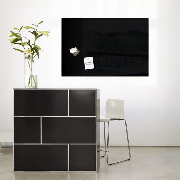 Sigel Si-Gl140 Glasmagneetbord Artverum 1000X650X15Mm Zwart