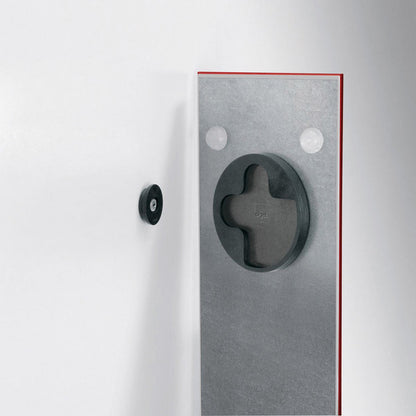 Sigel Si-Gl114 Glasmagneetbord Artverum 480X480X15Mm Rood