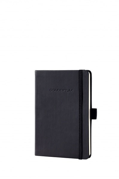 Sigel Si-Co131 Notitieboek Conceptum Pure Hardcover A6 Zwart Geruit