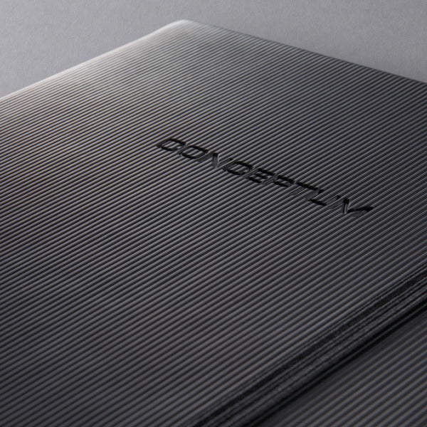 Sigel Si-Co122 Notitieboek Conceptum Pure Hardcover A5 Zwart Gelinieerd