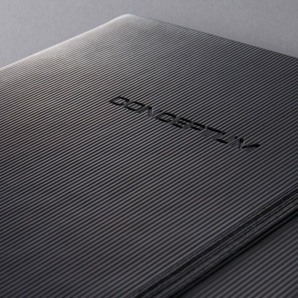 Sigel Si-Co121 Notitieboek Conceptum Pure Hardcover A5 Zwart Geruit
