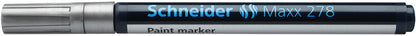 Schneider Lakmarker Maxx 278 0,8Mm Zilver 10 Stuks