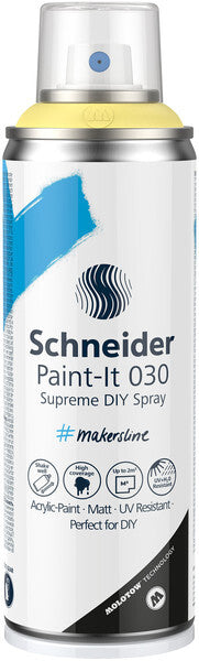 Schneider S-Ml03050062 Supreme Diy Spray Paint-It 030 Licht Geel 200Ml