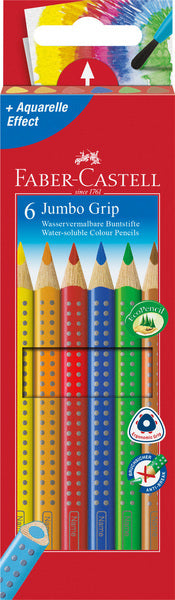 Faber Castell Fc-110906 Kleurpotlood Jumbo Grip Etui À 6 Stuks