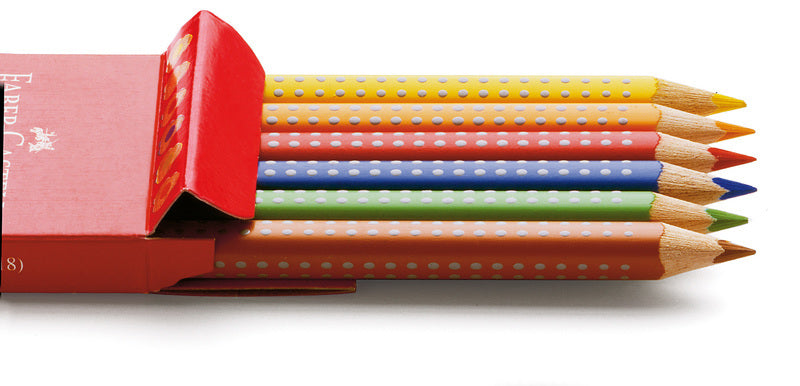 Faber Castell Fc-110906 Kleurpotlood Jumbo Grip Etui À 6 Stuks