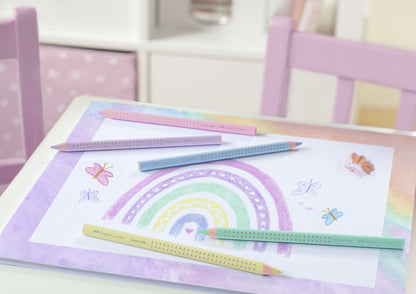 Faber Castell Fc-110991 Jumbo Grip Kleurpotlood Pastel 5 Stuks