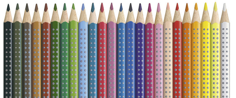 Faber Castell Fc-112424 Kleurpotlood Faber-Castell Grip Kartonnen Etui A 24 Stuks