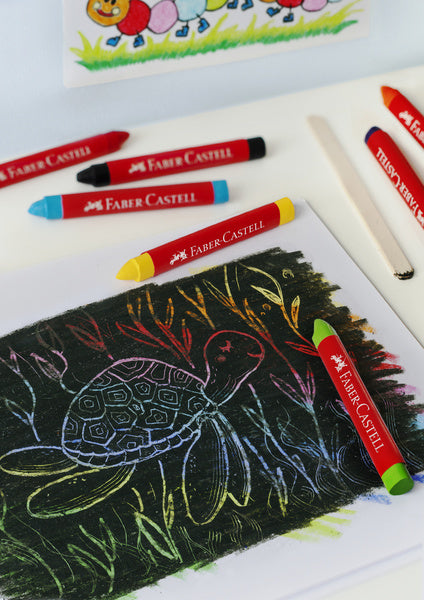Faber Castell Fc-120011 Jumbo Waskrijt 12 Stuks
