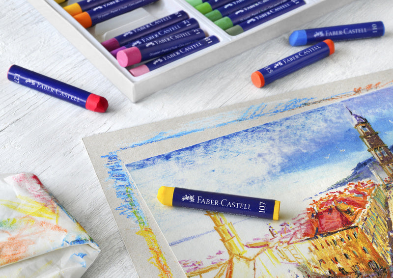 Faber Castell Fc-127012 Oliepastels Creative Studio Etui A 12 Stuks