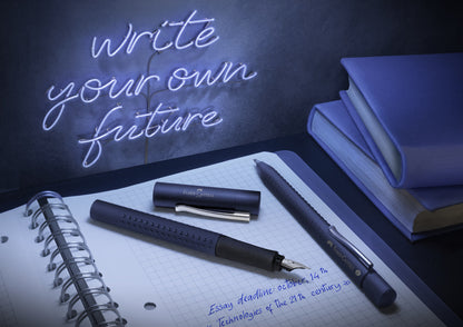 Faber Castell Fc-140804 Vulpen Faber-Castell Grip 2011 M Klassiek Blauw