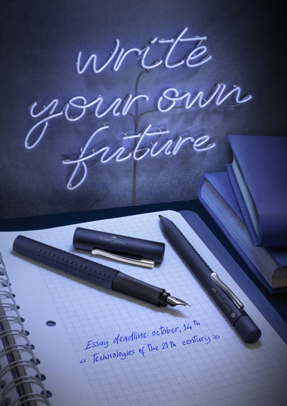 Faber Castell Fc-140804 Vulpen Faber-Castell Grip 2011 M Klassiek Blauw