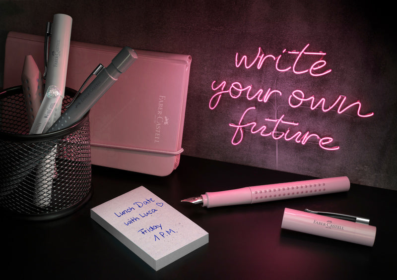 Faber Castell Fc-140824 Vulpen Faber-Castell Grip 2010 M Harmony "Rose Shadows"