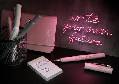 Faber Castell Fc-140824 Vulpen Faber-Castell Grip 2010 M Harmony "Rose Shadows"