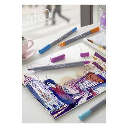 Faber Castell Fc-164612 Goldfaber Duo Aquarelmarkers 12 Stuks