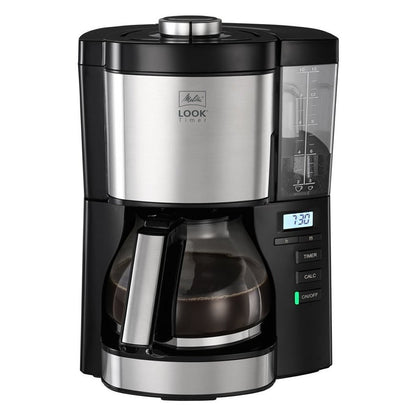 Melitta 1025-08 Look Timer Koffiezetapparaat Zwart/Rvs