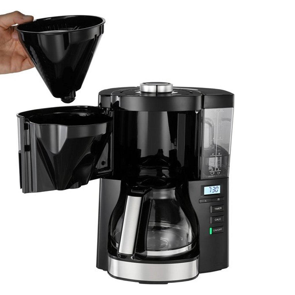 Melitta 1025-08 Look Timer Koffiezetapparaat Zwart/Rvs