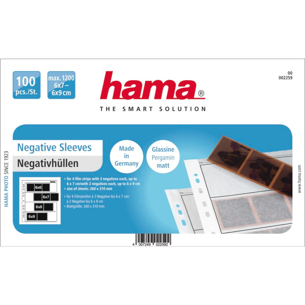 Hama Negatiefbladen Perg.60/70Mm 4X 100St