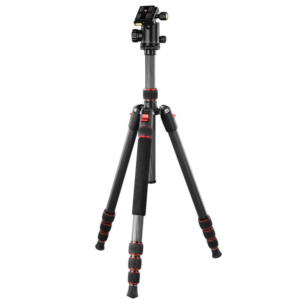 Hama Ramble Ii Duo Carbon Statief 170 Cm Zwart/Rood